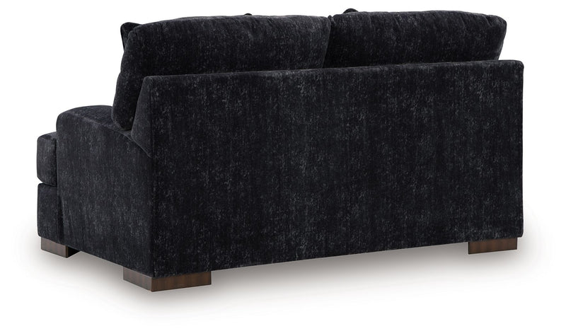 Whitmore Manor - Loveseat - Black Pearl