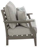 Visola - Loveseat With Cushion - Gray