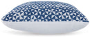 Jaycott Next-Gen Nuvella - Indoor/Outdoor Pillow (Set of 4) - Blue / White
