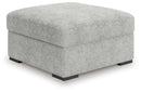 Cuddle Plush - 3 Pc. - 3-Piece Sectional, Chair And Ottoman - Arctic