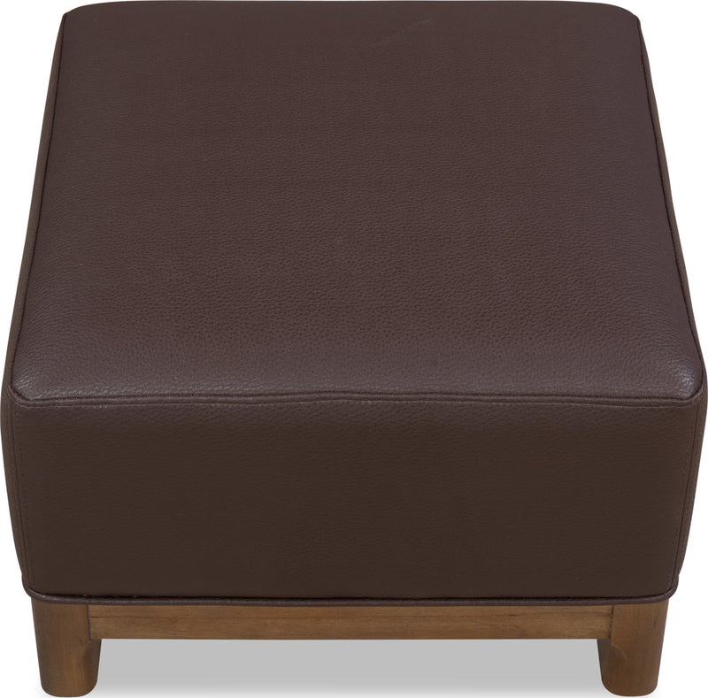 Arden - Upholstered Ottoman - Dark Chocolate / Tavern Brown