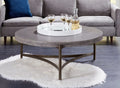 Lyon - Round Concrete And Metal Table