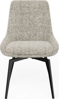 Ceo - 180 Degree Return Swivel Upholstered Dining Chair (Set of 2)