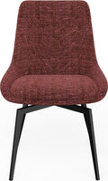 Ceo - 180 Degree Return Swivel Upholstered Dining Chair (Set of 2)