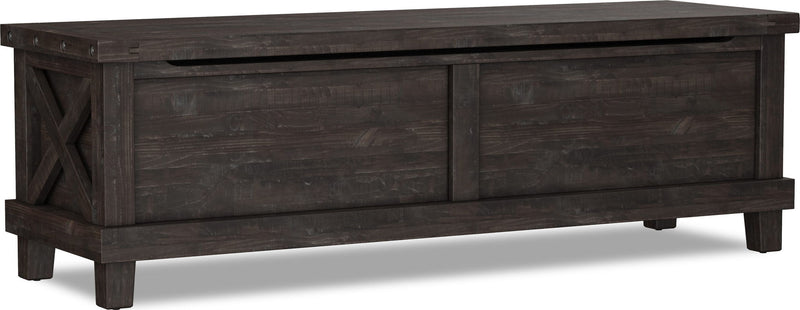 Yosemite - Solid Wood Blanket Box - Cafe