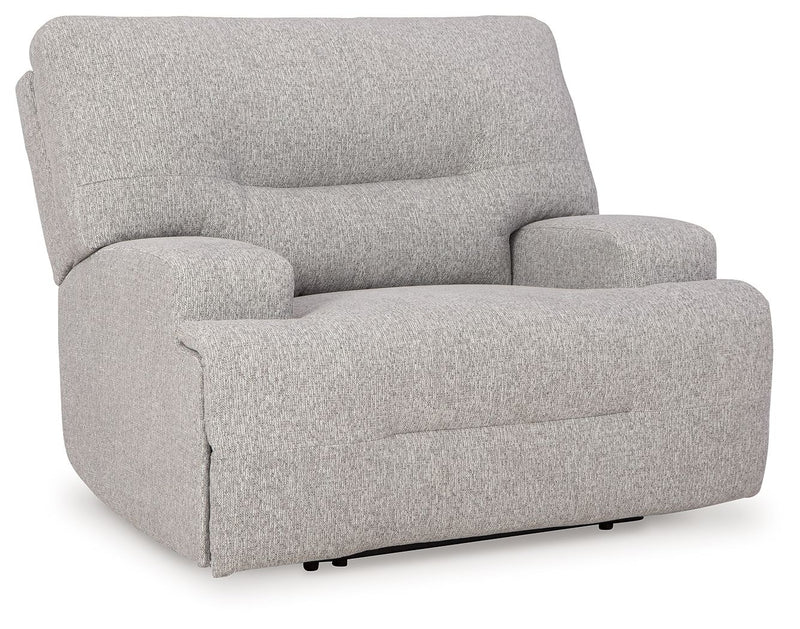 Acklen Place - Wide Seat Power Recliner - Pewter