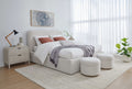 Virgil Off-White - Upholstered Platform Bed (2026)