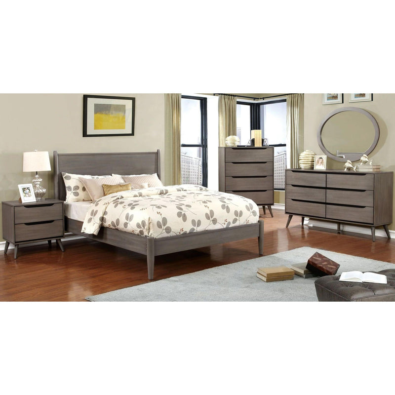 Furniture of America Lennart 2-Drawer Nightstand CM7386GY-N IMAGE 5