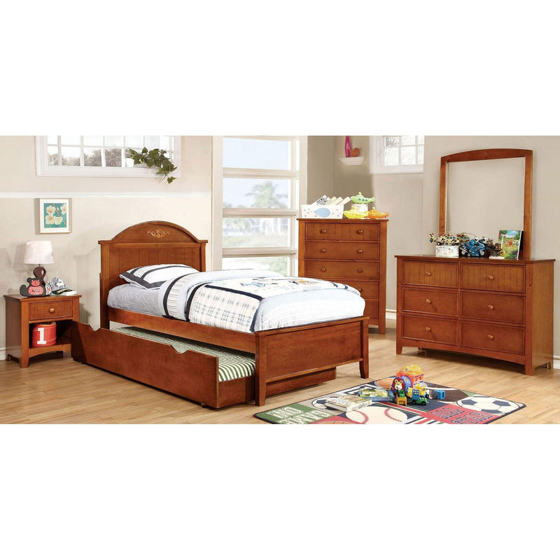 Furniture of America Omnus 5-Drawer Kids Chest CM7905OAK-C IMAGE 3