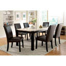 Furniture of America Gladstone I Dining Table with Marble Top CM3823T IMAGE 1