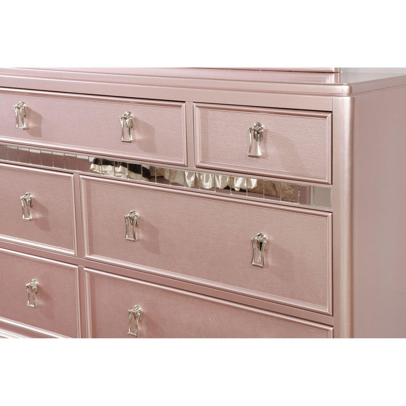rose gold dresser Furniture of America Ariston Rose Gold Dresser
