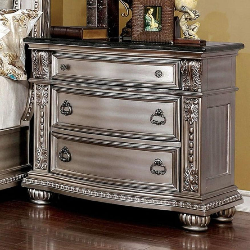Furniture of America Fromberg 3-Drawer Nightstand CM7670CPN-N IMAGE 2
