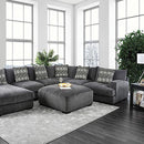 Furniture of America Kaylee Fabric 6 pc Sectional CM6587-SECT IMAGE 1