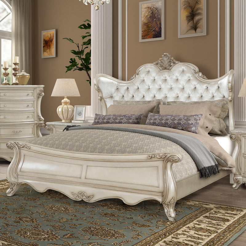 New Classic Furniture Monique Pearl King Bed B992-110/B992-120/B992-330 IMAGE 1