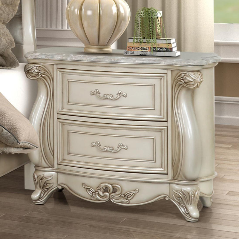 New Classic Furniture Monique Pearl 2-Drawer Nightstand B992-040M IMAGE 1