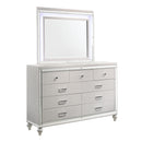 New Classic Furniture Valentino Dresser Mirror BA9698W-060 IMAGE 3
