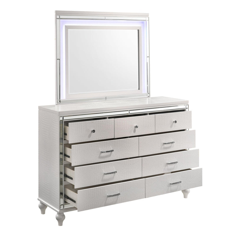 New Classic Furniture Valentino 9-Drawer Dresser BA9698W-050 IMAGE 4