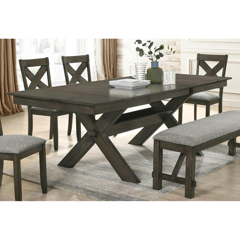 New Classic Furniture Gulliver Dining Table with Trestle Base D1902-10T/D1902-10B IMAGE 1