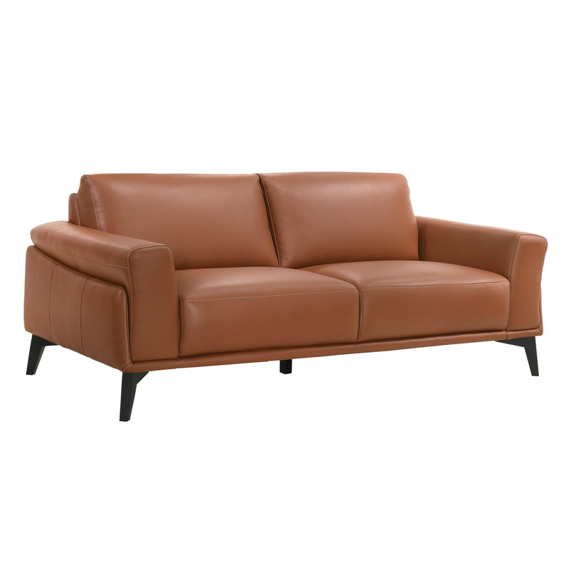 New Classic Furniture Como Stationary Leather Sofa L946-30-TCA IMAGE 2