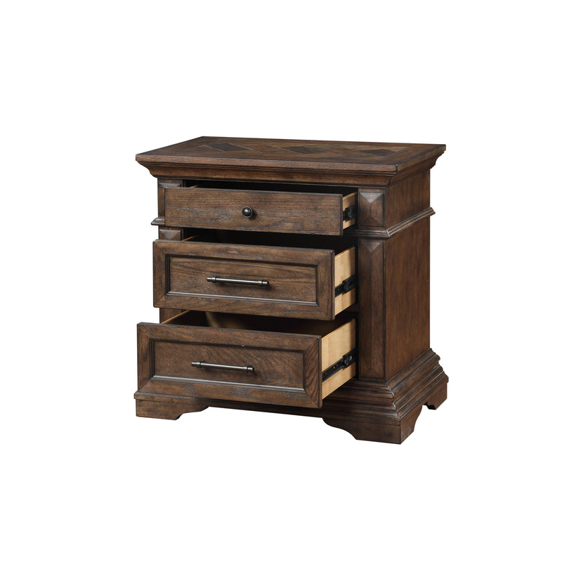 New Classic Furniture Mar Vista 3-Drawer Nightstand B658-040 IMAGE 4