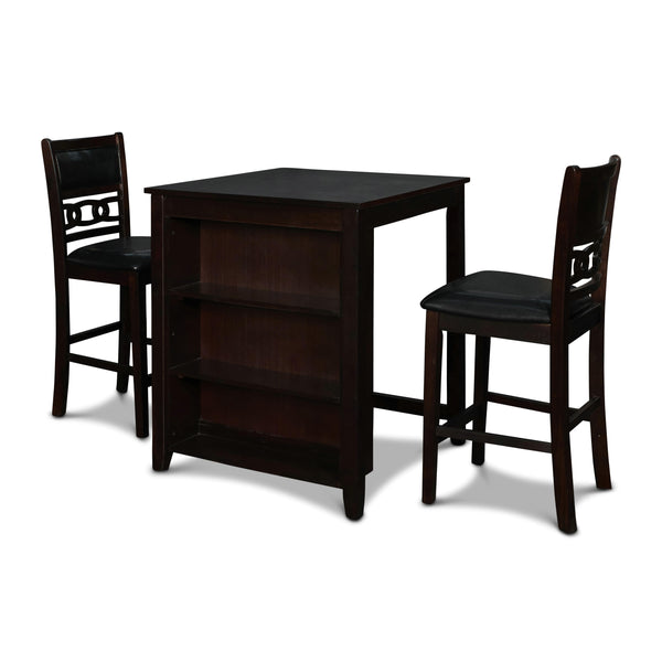 New Classic Furniture Gia 3 pc Counter Height Dinette D1701-32S-EBY IMAGE 1