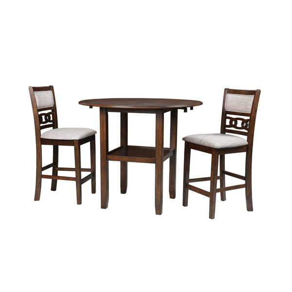 New Classic Furniture Gia 3 pc Counter Height Dinette D1701-42S-CHY IMAGE 1