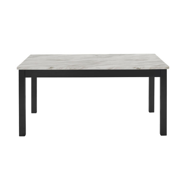 New Classic Furniture Round Celeste Dining Table with Marble Top D400-10 IMAGE 1