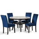 New Classic Furniture Celeste Dining Chair D400-20-BLU IMAGE 6