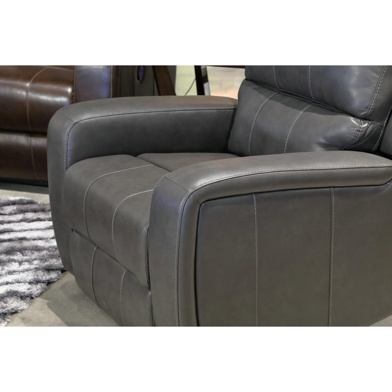 New Classic Furniture Linton Power Glider Leather Recliner L1721-13P1-DGR IMAGE 3