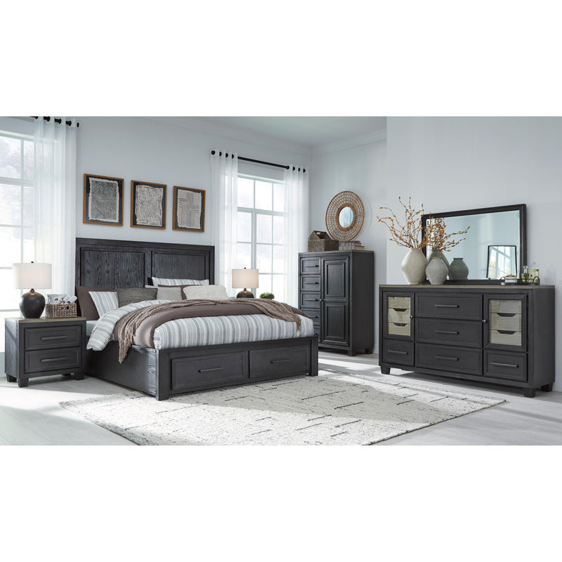 Signature Design by Ashley Foyland King Panel Bed with Storage B989-58/B989-56S/B989-97 IMAGE 10