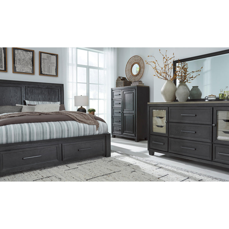 Signature Design by Ashley Foyland King Panel Bed with Storage B989-58/B989-56S/B989-97 IMAGE 8