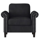 New Classic Furniture Alani Stationary Fabric Accent Chair UKD16-10-BLK IMAGE 2