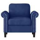 New Classic Furniture Alani Stationary Fabric Accent Chair UKD16-10-BLU IMAGE 2